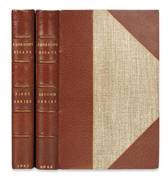 EMERSON, RALPH WALDO. Essays * Essays: Second Series.